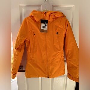 The North Face women’s Clementine Triclimate Orange Jacket - ski jacket- XS